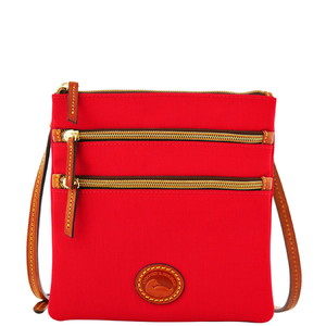 Nylon North South Triple Zip