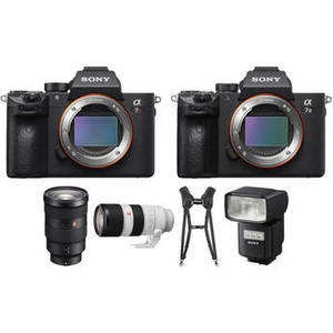 Alpha a7R III and Alpha a7 III Mirrorless Digital Cameras with 24-70mm f/2.8 and 70-200mm f/2.8 Lenses Wedding and Event Coverage Kit