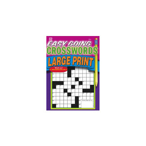 Easy Going Crosswords - Large Print - 12 Issues - 1 Year
