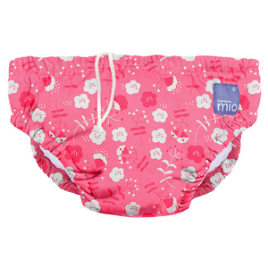Bambino Mio Reusable Swim Diaper, Poppy, Large (1-2 Years)