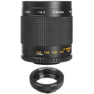 500mm f/8.0 Manual Focus Telephoto Lens for Minolta MD