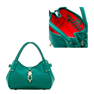 Belvedere Medium Logo Lock Satchel