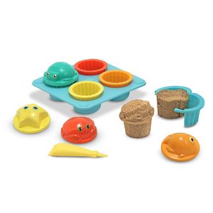Melissa & Doug Seaside Sidekicks Sand Cupcake Set