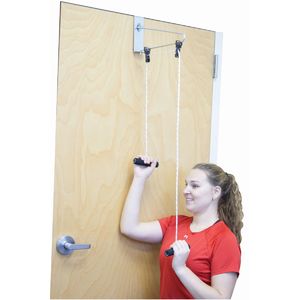 Cando Overdoor shoulder exerciser, dual pulley w/door bracket
