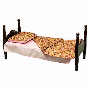 The Queen's Treasures American Style Single Stackable Doll Bed & Bedding fits 18 Inch Doll Furniture