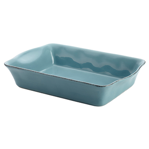 9" x 13" Cucina Rectangular Baker Agave Blue