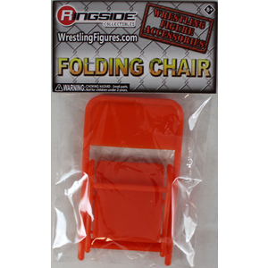 WWE Folding Chair (Orange) -  Ringside Exclusive Toy Wrestling Action Figure Accessory