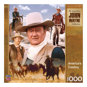MASTERPIECES John Wayne - America's Cowboy Puzzle: 1000 Pcs