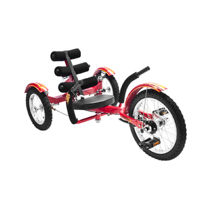 MOBO Mobito - The Ultimate Three Wheeled Cruiser (Red)