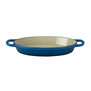 Signature Enamel 1 Qt Cast Iron Oval Baker Marseille