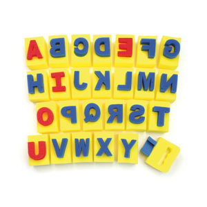 Pacon Paint Handle Sponges Capital Letters 26 Designs