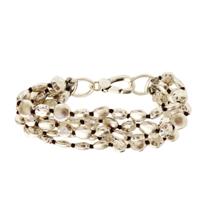 Silver Coin Bracelet