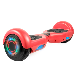 AOB Hoverboard in Red with Bluetooth Speakers