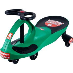 Lil' Rider Green Responder Ambulance Wiggle Ride-on Car