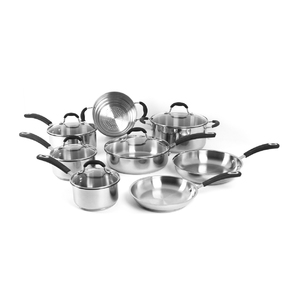 13pc Stainless Steel Cookware Set
