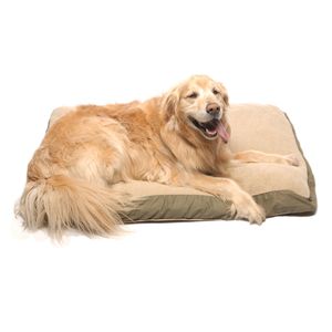 Carolina Pet Company Medium Four Season &quot;Jamison&quot; Bed - Olive w/Khaki Cording