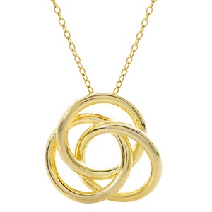 Gold Love Knot Necklace
