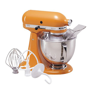 KitchenAid KSM150PSTG  Artisan&#174; Series 5 Quart Tangerine Stand Mixer
