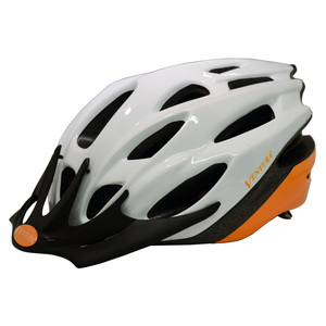 Ventura White/Orange In-Mold Helmet in Size M (54-58 cm)