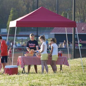 ShelterLogic Pop-Up 10' x 10' Canopy with Red Cover