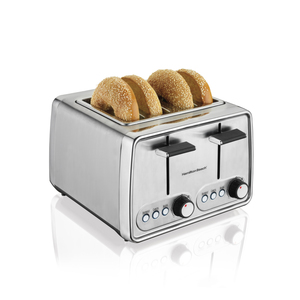 Modern Chrome 4-Slice Toaster
