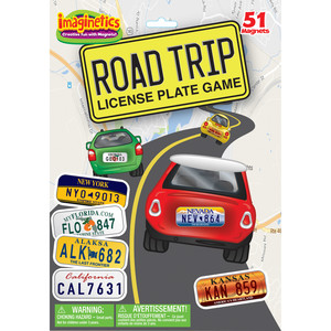 International Playthings Imaginetics Road Trip! License Plate Game