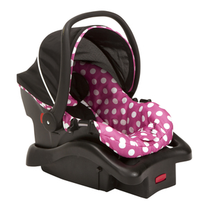 Disney Light 'N Comfy Luxe Infant Car Seat- Minnie Dot