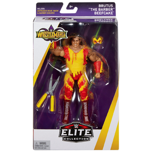 WWE Brutus Beefcake -  Elite WrestleMania 34 Toy Wrestling Action Figure