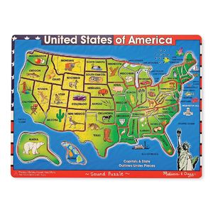 Melissa & Doug U.S.A. Sound Puzzle