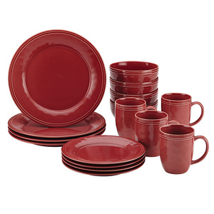 Cucina 16pc Dinnerware Set Red