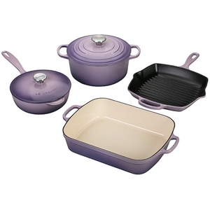 6pc Cast Iron Cookware Set Provence