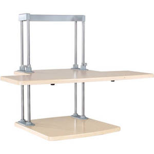 Ergonomic Height-Adjustable Sit/Stand Desktop Station