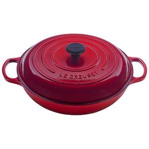 Signature Enamel Cast Iron 5 Qt Braiser Cherry