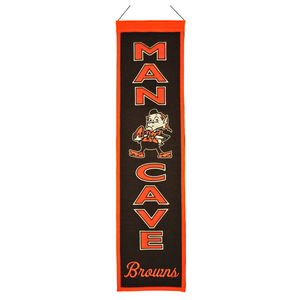 Winning Streak Cleveland Browns Man Cave Banner