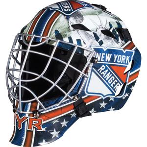 Franklin Sports GFM 1500 NHL New York Rangers Goalie Face Mask