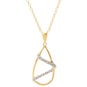 Diamond Teardrop Necklace