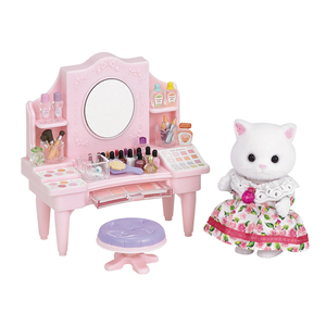 Calico Critters Cosmetic Counter with Nora Persian Cat