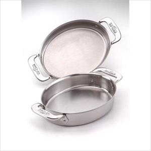 Stainless Oval Bakers - Set of 2
