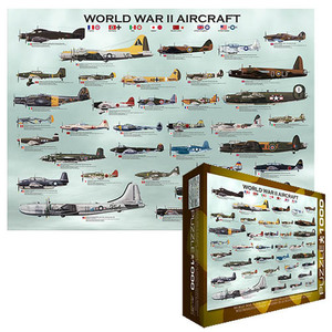 EuroPuzzles WWII Aircraft: 1000 Pcs