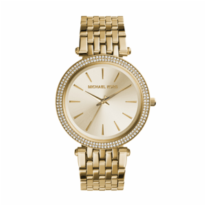 Michael Kors Women's Darci Glitz Gold-Tone Watch