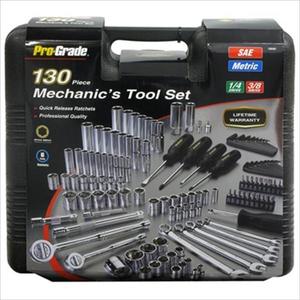 Pro-Grade Set 130-Piece Professional Mechanic Tool Set