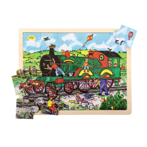 Big Jigs 24 Piece Train Tray Puzzle