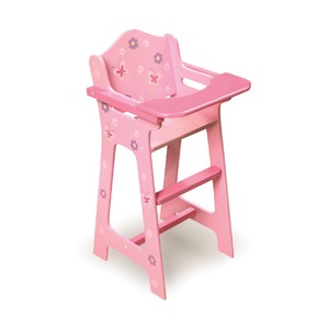 Badger Basket Blossoms and Butterflies Doll High Chair