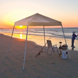 ShelterLogic Pop-Up 8' x 8' Canopy w/ Desert Bronze Cover