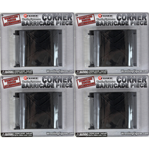 WWE PACKAGE DEAL 4 Corner Barricade Pieces - Toy Wrestling Action Figure Playset Accessories