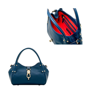 Belvedere Small Logo Lock Satchel