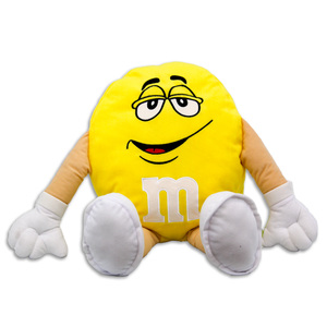 M&M's 20" Plush Yellow  Pillow