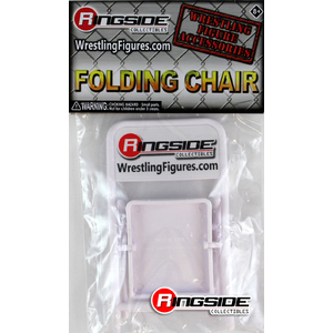 WWE Folding Chair (White) -  Ringside Exclusive Toy Wrestling Action Figure Accessory