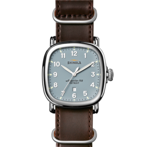 Shinola The Guardian Leather Strap Watch