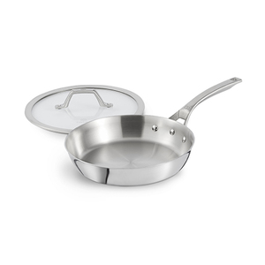 Signature Stainless Steel 10" Skillet Pan w/ Cover